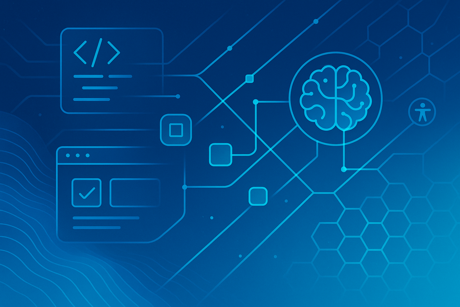 Abstraktes Bild zur Webentwicklung