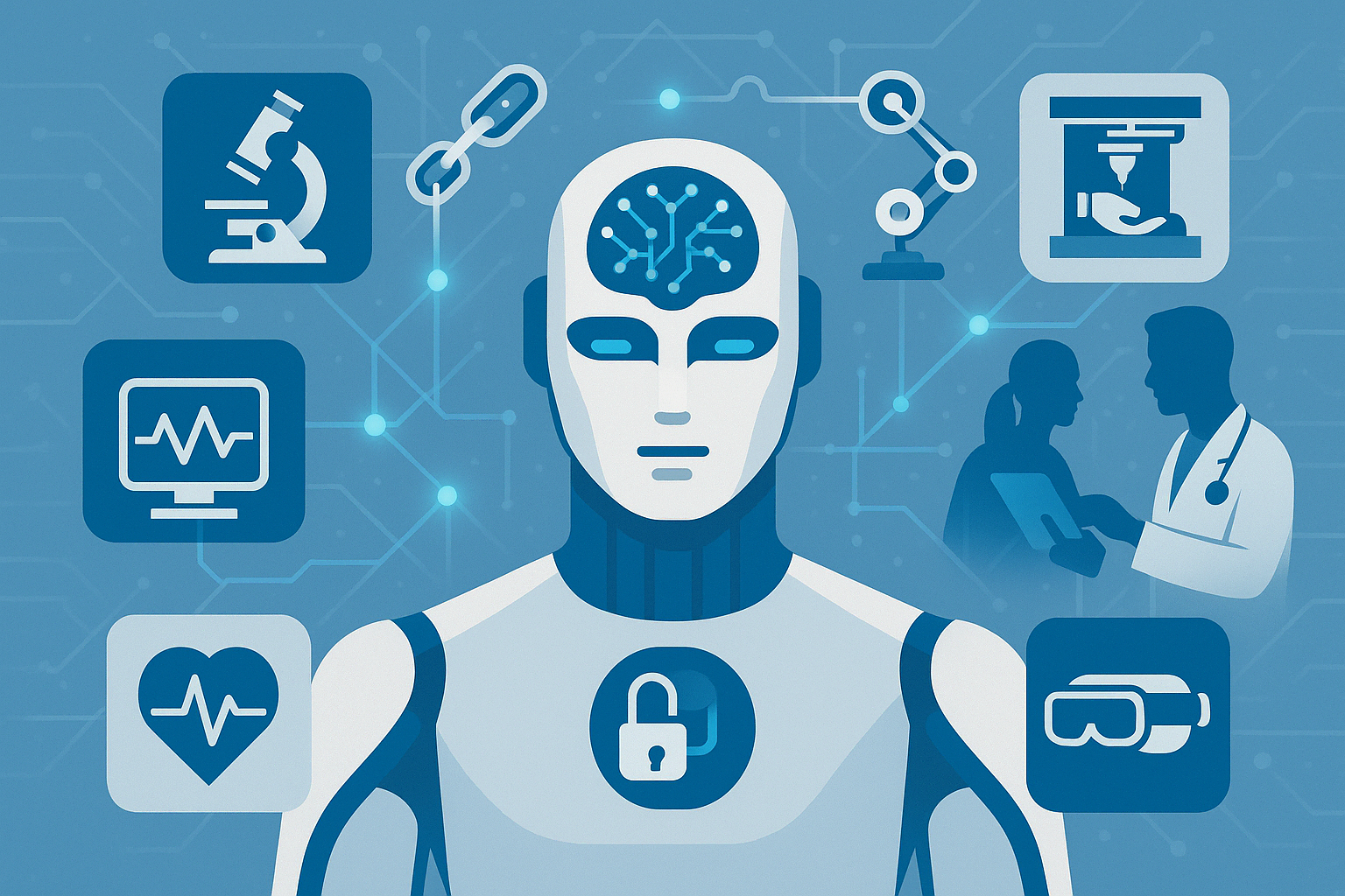 Illustration Zukunft des Gesundheitswesens